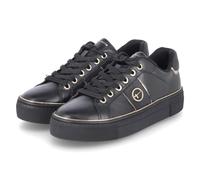 Tamaris Low Sneaker - Gr. 40 - Schwarz - Leder und Synthetik