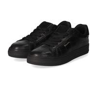 Tamaris Low Sneaker - Gr. 41 - Schwarz - Synthetik, Leder & Textil