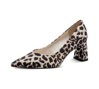 Tamaris Damen Pumps mit Blockabsatz, braun, 35 EU