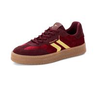Tamaris Damen Sneaker Low rot (Bordeaux Comb), 42
