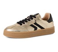 Tamaris Damen Schnürer Leder metallic 41