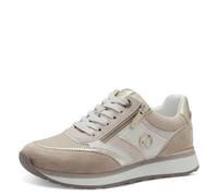 Tamaris Damen Klassische Ballerinas, Frauen Flats,Comfort Lining,TOUCHit-Fußbett,Slip-ons,klassisch elegant,Ballerinen,Ivory Glam,38 EU