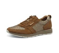 Tamaris Damen Schnürschuhe M2378742, Wechselfußbett, Comfort Lining, Cognac/Braun Gr. 41
