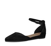 Tamaris Damen Klassische Ballerinas, Frauen Flats,Comfort Lining,TOUCHit-Fußbett,Slip-ons,klassisch elegant,Ballerinen,Black,39 EU