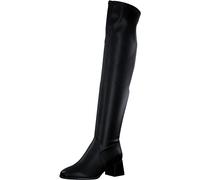 Tamaris Damen Overknee Boots Blockabsatz; BLACK/schwarz; 38 EU
