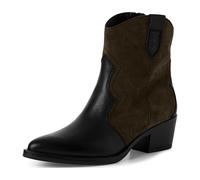 Tamaris - Da.-Stiefel black leather/olive - Gr. - 40