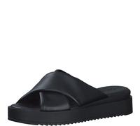 Tamaris Damen Plateau Mules Keilabsatz; BLACK/schwarz; 37 EU