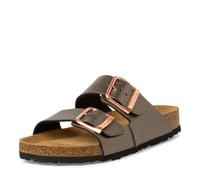 Tamaris Damen Pantoletten, Frauen Clogs, Pantoletten,atmungs-aktiv,bequemlichkeit,breit,daempfung,elegant,breite,Glitzer,Grey,nut,Black,39 EU