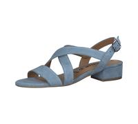 Tamaris Damen Sandaletten, Frauen Sandalen,Strandschuhe,Sommersandalen,bequem,flach,Sommerschuhe,Freizeitschuhe,Light Blue,37 EU