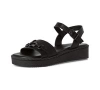 Tamaris Damenschuhe Riemchensandalen BLACK BLACK - Gr. - 40