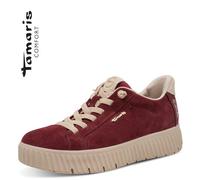 Tamaris M8372045 Damen Sneaker Low, rot, 38 EU