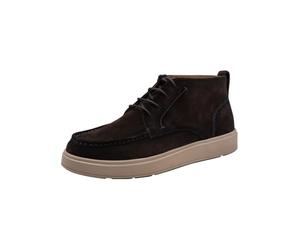 Tamaris Men Moc-Toe Boots Taupe Suede braun | 1-15210-47 - Schnürung, herausnehmbares Fußbett, flache Sohle