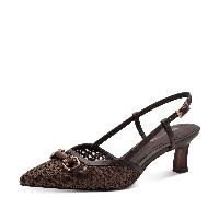 Tamaris Damen Sling Pump mit Stilettoabsatz, braun, 40 EU