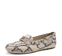 Tamaris Damen-Slipper Beige Snake Leder, flach Größe 37 EU