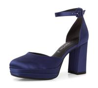 Tamaris Navy Satin für Damen, blau, Größe 40 EU