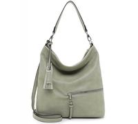 Tamaris Damen Schultertasche Shopper Handtasche Nele aus Kunstleder in Grün mit Reißverschluss. grün