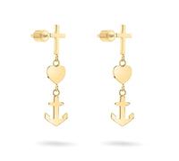 Tamaris Ohrstecker Damen gold, ONE SIZE