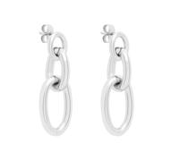 Tamaris Ohrring - Ohrstecker aus Edelstahl im Chunky Look - Silber - 3,3 cm - wasserfest & hautfreundlich