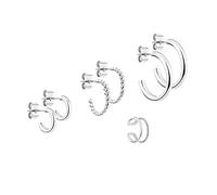 Tamaris Ohrring Set Damen aus Edelstahl in Silber und IP Gold