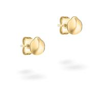 Tamaris Ohrstecker TJ-0581-E-08 – Edelstahl IP Gold, organisches Design, modernes Layering für Damen