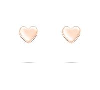 Tamaris Ohrstecker für Damen mit Doppelseitigem Herz, Damen Ohrschmuck wasserfest aus Edelstahl, Geschenkidee