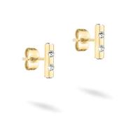 Tamaris Ohrstecker TJ-0566-E-10 Edelstahl mit Glasstein IP Gold Damen