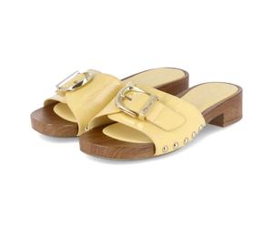 Tamaris Open Toe Clogs - Gr. 40 - Gelb - Synthetik