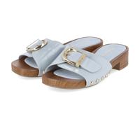Tamaris Open Toe Clogs - Gr. 41 - Blau - Synthetik