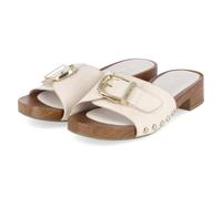 Tamaris Open Toe Clogs - Gr. 42 - Beige - Synthetik