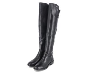 Tamaris Overkneestiefel - Gr. 38 - Schwarz - Synthetik