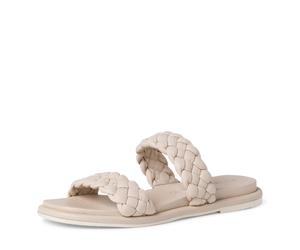Tamaris Pantolette bis 30mm Absatz für Damen, beige, Größe 40 EU