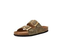 Tamaris Pantolette Damen Flach | Die TAMARIS Damen Pantolette aus Leder bietet mit einer Absatzhöhe von 3 cm und einer runden Schuhspitze.