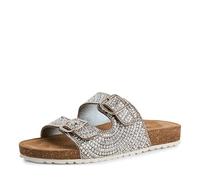 Tamaris Pantolette Damen Flach metallic,EU 38