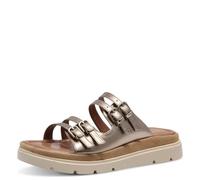 Tamaris Da.-Pantolette für Damen, gold, Gr. 40 EU
