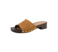 Tamaris Damen Pantolette flach, braun, 41 EU