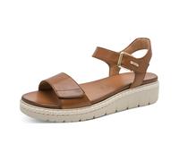Tamaris Plateau Sandaletten für Damen, braun, Größe 42 EU
