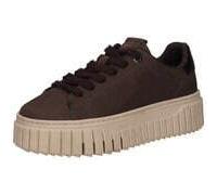 Tamaris Damen Plateau Sneaker für Damen, braun, Größe 37 EU