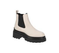 Tamaris Plateau Stiefelette beige ivory Glattleder 25462 - Größe 40