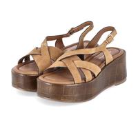 Tamaris Plateausandalen Braun - Gr. 38 - Synthetik Material