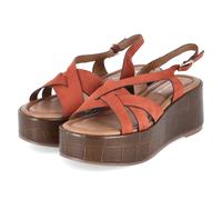 Tamaris Plateausandalen Rot - Gr. 39 - Synthetik Material