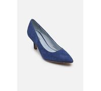 Tamaris Damen Klassische Pumps, Frauen Pumps,TOUCHit-Fußbett,klassisch,modern,Nieten,Schleifen,Strass-Steine,schwarz,braun,Rose,Blue,38 EU