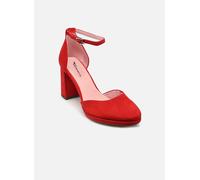 Tamaris Riemchenpumps für Damen, rot, Größe 40 EU