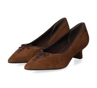 Tamaris Pumps Braun - Gr. 40 - Textil und Synthetik