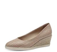Tamaris Pumps Damen Vegan Keilabsatz beige,EU 37