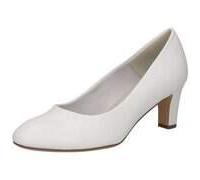 Tamaris Damen Pumps mit Blockabsatz, weiß, 38 EU
