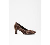 Tamaris Damen-Pumps M2241841 mit Blockabsatz braun (Leopard) Größe 40