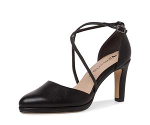Tamaris Riemchenpumps - 1-1-24408-20 für Damen, schwarz, Größe 39 EU