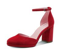Tamaris Riemchenpumps für Damen, rot, Größe 39 EU