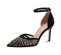 Tamaris Riemchenpumps für Damen, schwarz, Größe 36 EU