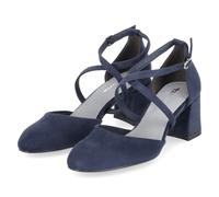 Tamaris Riemchenpumps - Gr. 41 - Blau - Textil